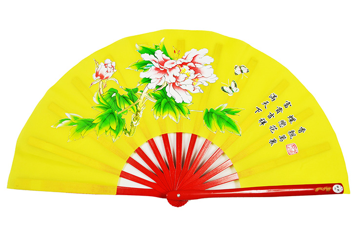 Ventilador Tai Chi (Tai Ji Shan) Peónia