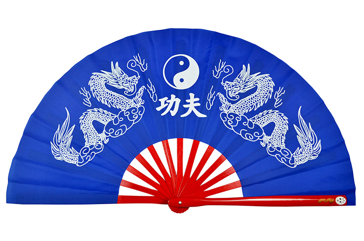 Éventail Tai Chi (Tai Ji Shan) Double Dragon