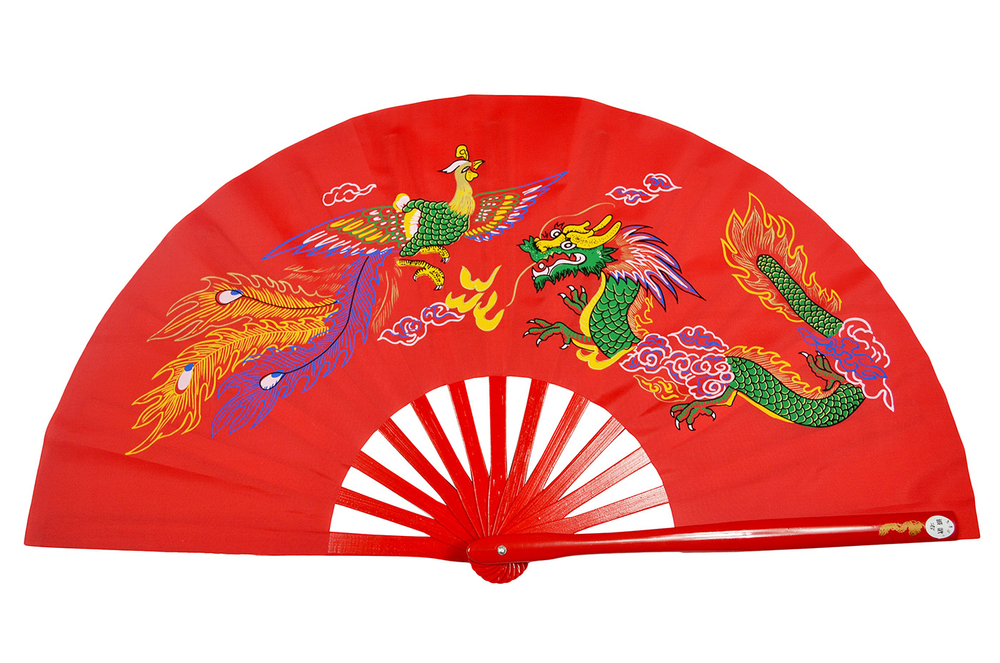 Tai Chi Fan (Tai Ji Shan) Dragon And Phoenix - ChinaTown-Shop