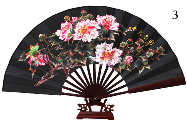 Bamboo and Damask Fan 3