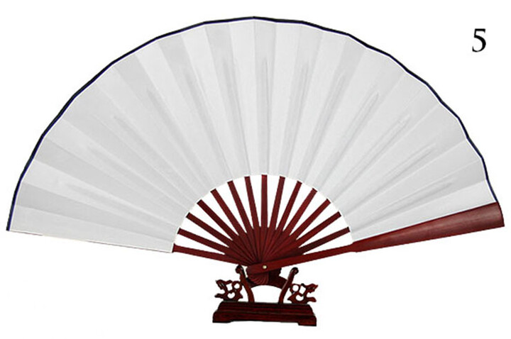 Ventilador Bambu e Tecido Damasco 3