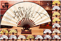 Bamboo and Damask Fan 4