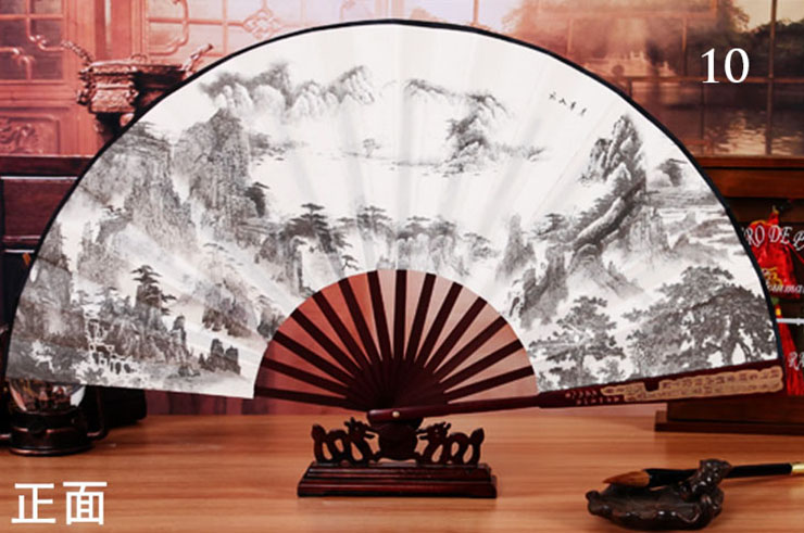 Bamboo and Damask Fan 4