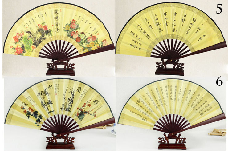 Bamboo and Damask Fan 5