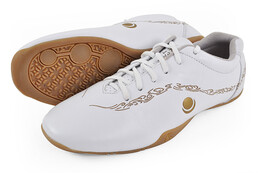 Sapatos «Hua Jin» Branco e Ouro
