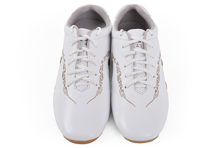 Zapatos «hua Jin» blanco y oro