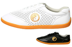 WJT Taiji Shoes, Gold Yin Yang