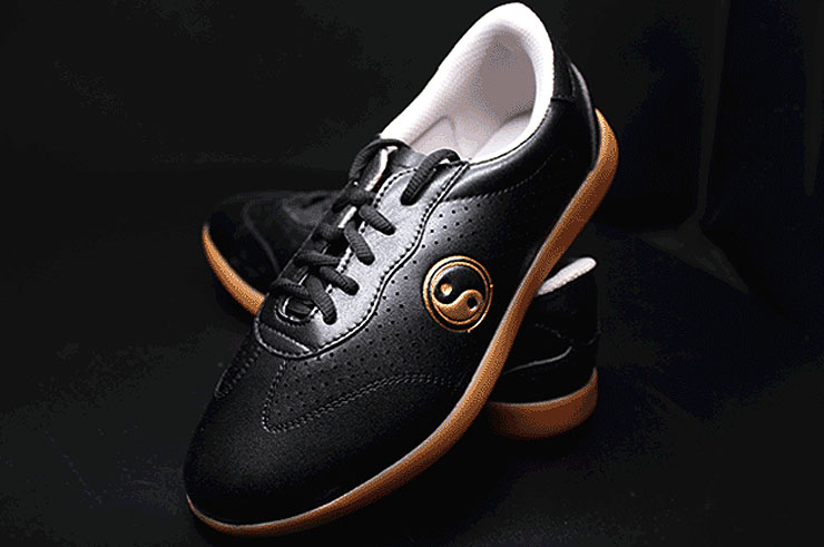 CCWS Taiji Shoes, Gold Yin Yang