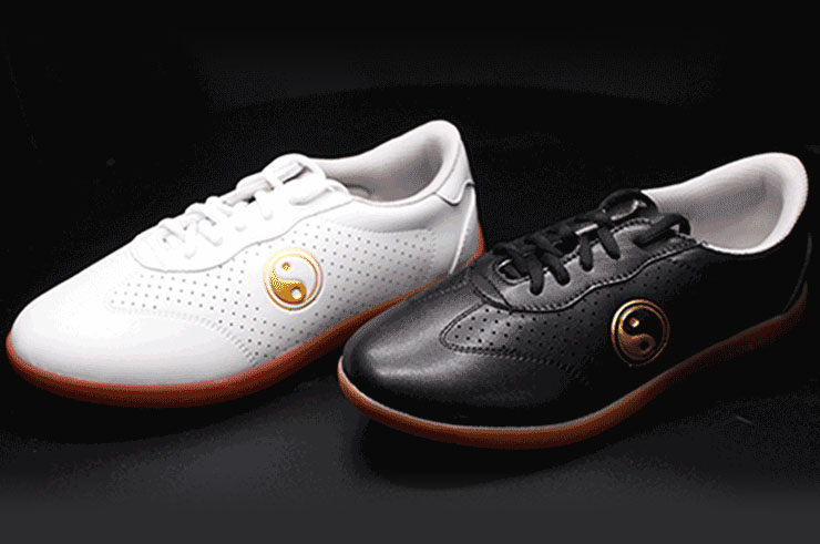 CCWS Taiji Shoes, Gold Yin Yang