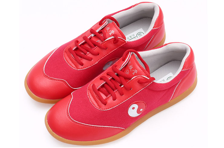 Chaussures Taiji WJT, Yin Yang Rouge