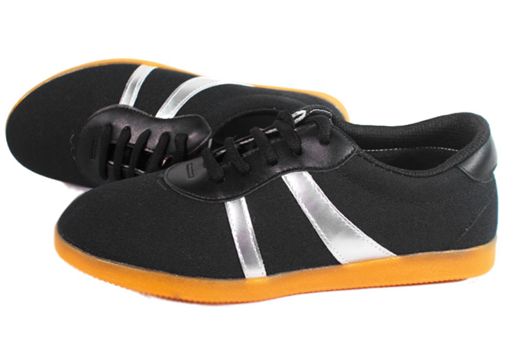 QiaoShang Taiji Shoes, Sliver Stripes