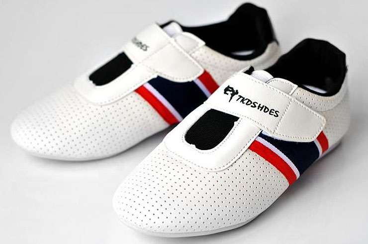 Sapatos Taekwondo TieJian, Azul Vermelho