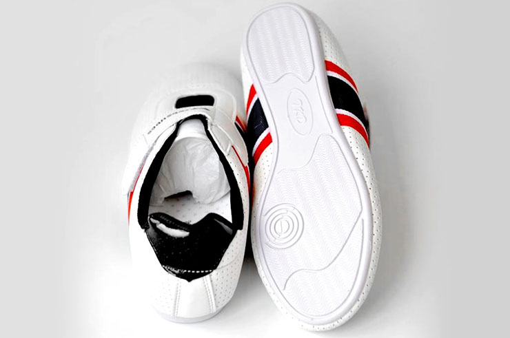 Sapatos Taekwondo TieJian, Azul Vermelho