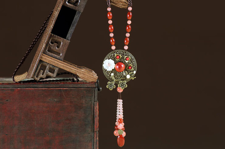 Collier Agate et Coral