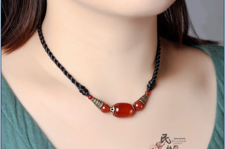 Collier, Agate 2