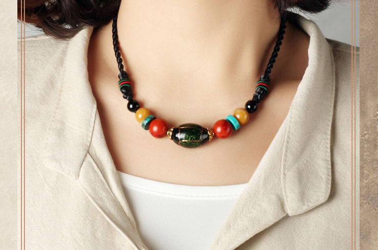 Collier, Perles de Verre 3