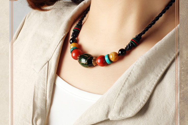 Collier, Perles de Verre 3