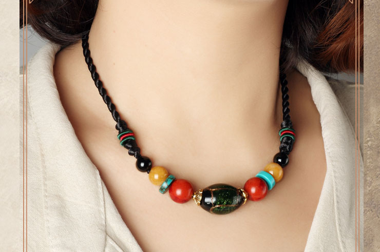 Collier, Perles de Verre 3