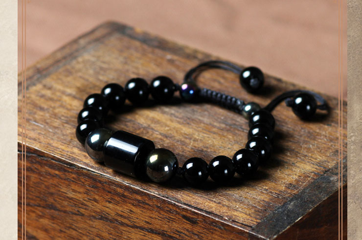 Bracelet, Agate Noir 2