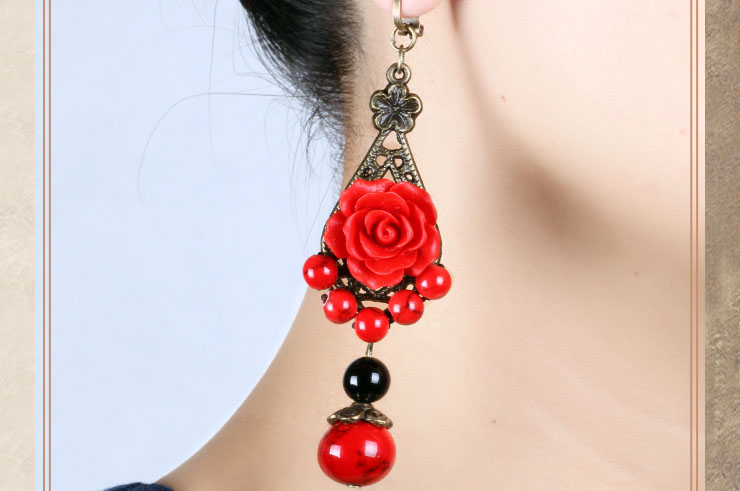 Boucle d'oreille Fleur 1