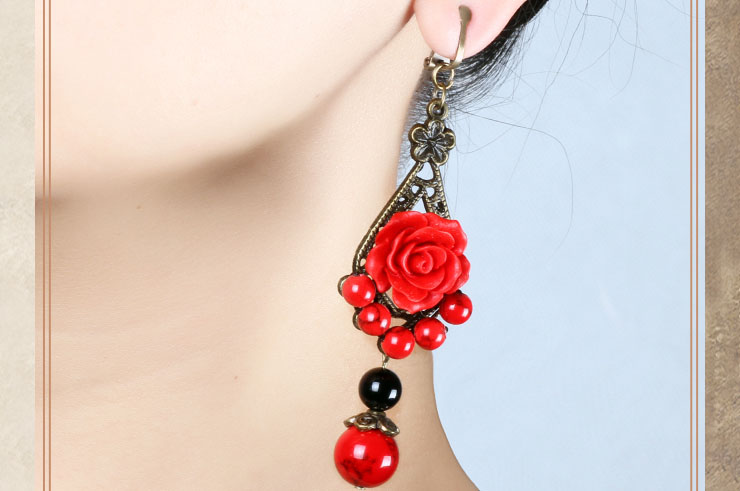 Boucle d'oreille Fleur 1