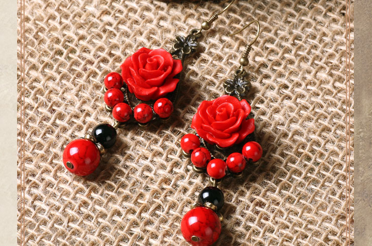 Flower earrings 1