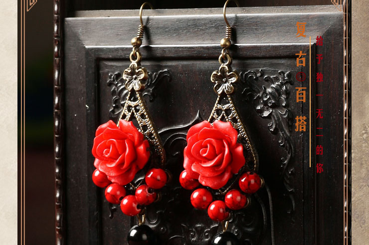 Flower earrings 1