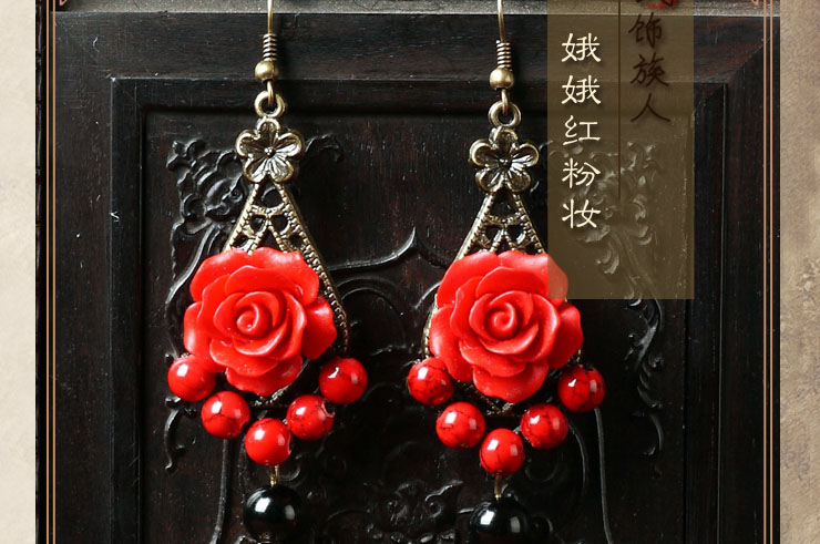 Flower earrings 1