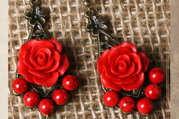 Flower earrings 1