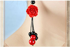 Boucle d'oreille Fleur 2