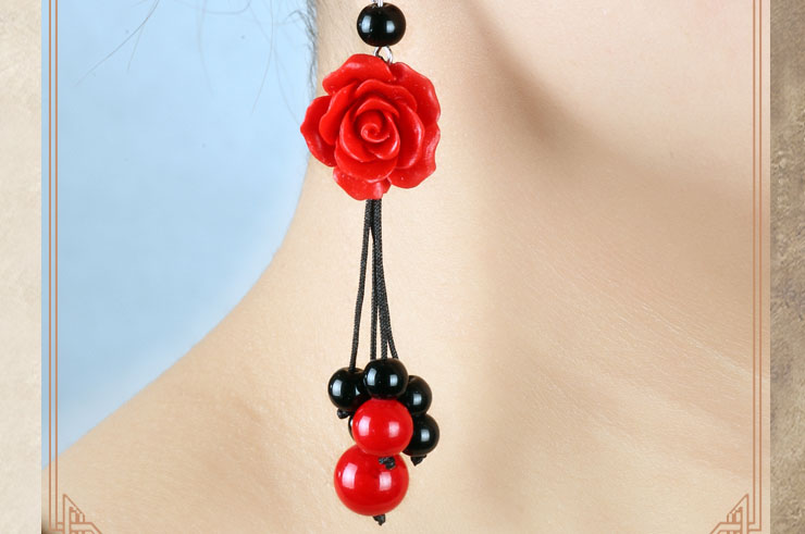 Boucle d'oreille Fleur 2