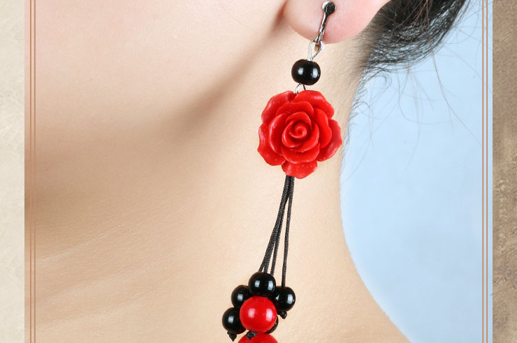 Boucle d'oreille Fleur 2