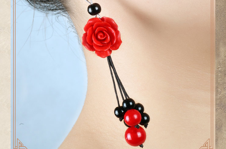 Boucle d'oreille Fleur 2