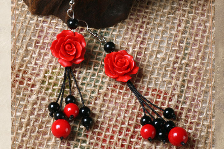 Flower earrings  2