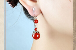 Agate Earring 1