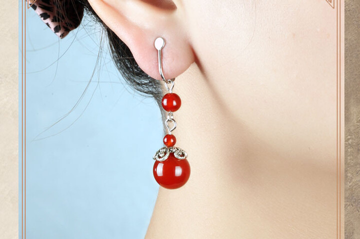 Agate Earring 1
