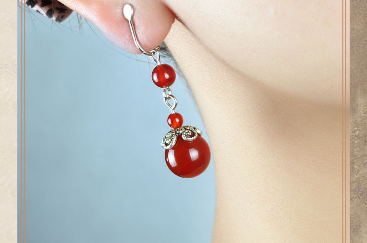 Agate Earring 1