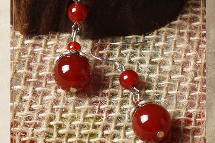 Agate Earring 1