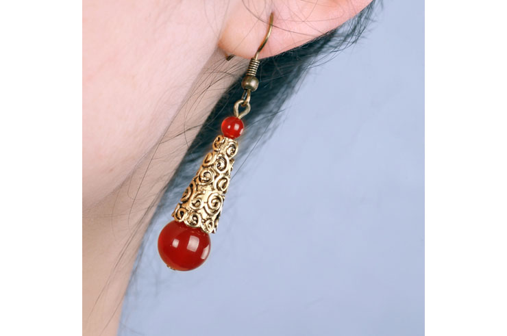 Agate earring 2