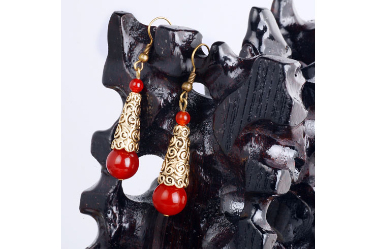 Agate earring 2