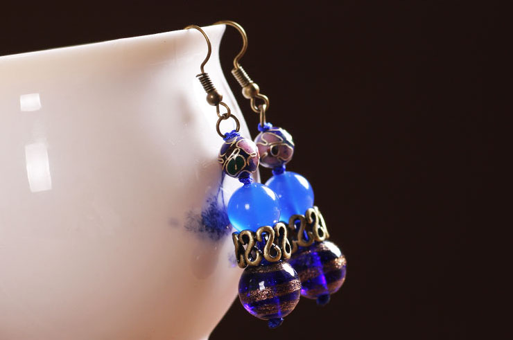 Cloisonne Earring