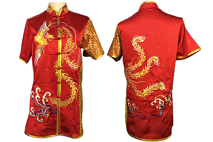 Vestido Concorrência Chang Quan HanCui, Fénix Vermelho