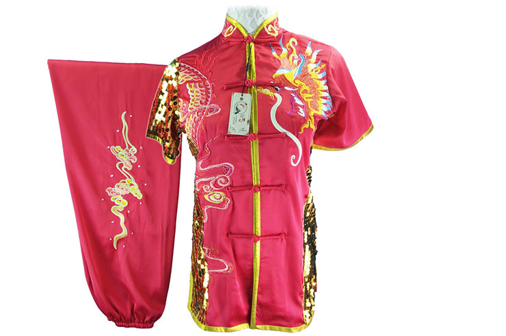 HanCui Chang Quan Competition Uniform, Pink Dragon