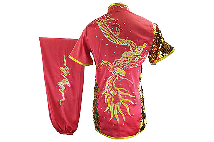HanCui Chang Quan Competition Uniform, Pink Dragon