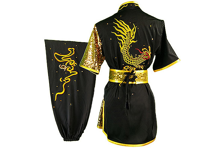 Tenue Compétition Chang Quan HanCui, Dragon Noir & Or 2