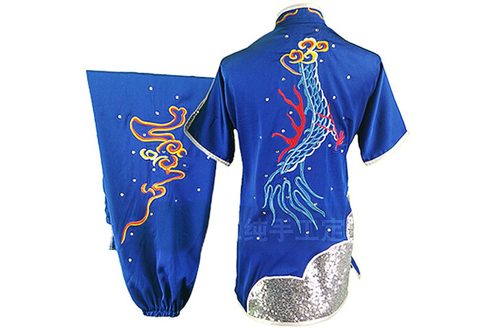 Vestido Concorrência Chang Quan HanCui, Dragão Azul & Prata 1