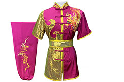 HanCui Chang Quan Competition Uniform, Fuchsia Dragon