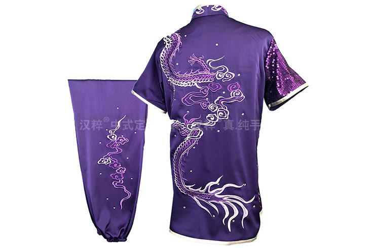 HanCui Chang Quan Competition Uniform, Purple Dragon