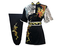 Tenue Compétition Chang Quan HanCui, Dragon Noir & Argenté