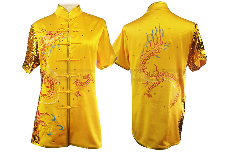 Vestido Concorrência Chang Quan HanCui, Dragão Dourado